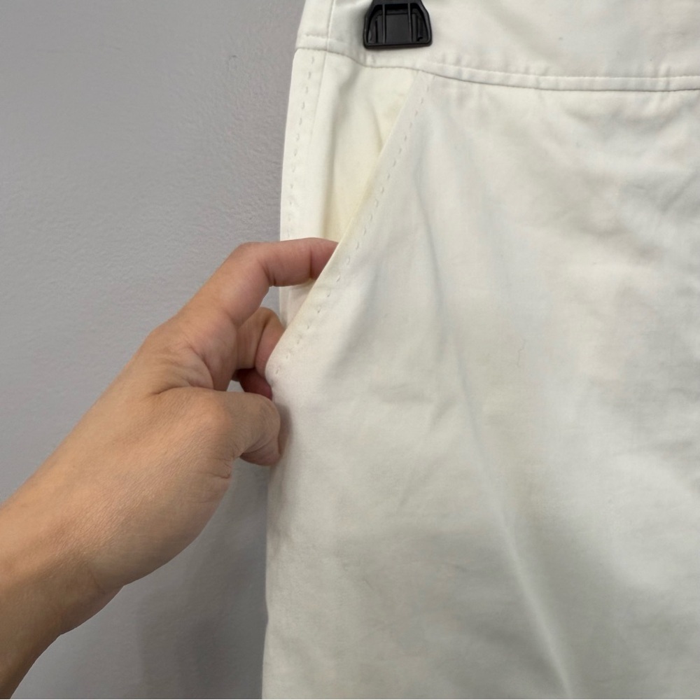 BCBGMaxAzria White Midi Pencil Skirt for Work - Picture 3 of 8